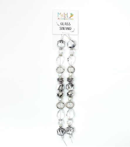 match much crystal glass bead strands 2 pack gbs-5001-crystal-2pcs